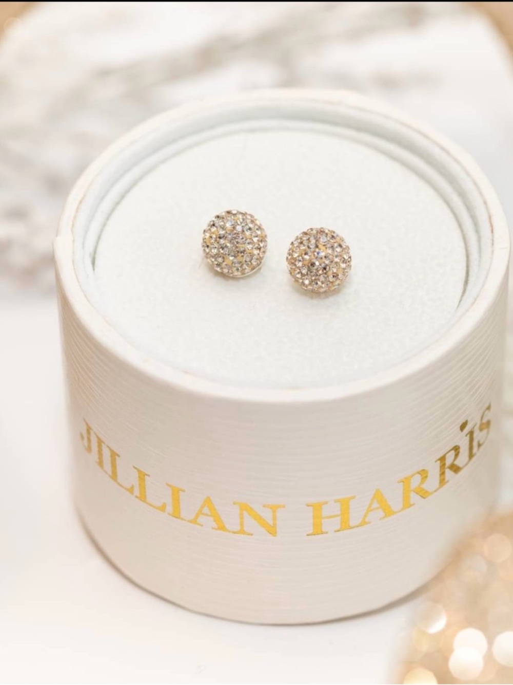 Hillberg & Berk: Sparkle Ball™ Stud Earrings Jillian Harris